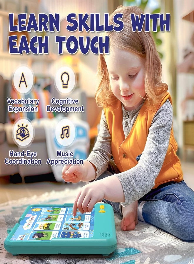 HOMESTEC Astro Pad, Toddler Interactive Learning Toys Ages 3 4 5 6, Kids Speech Therapy Educational Tablet Includes Sight Words, Nursery Rhymes, Stories, Perfect Christmas,Birthday Gift for Boys Girls - Image 3
